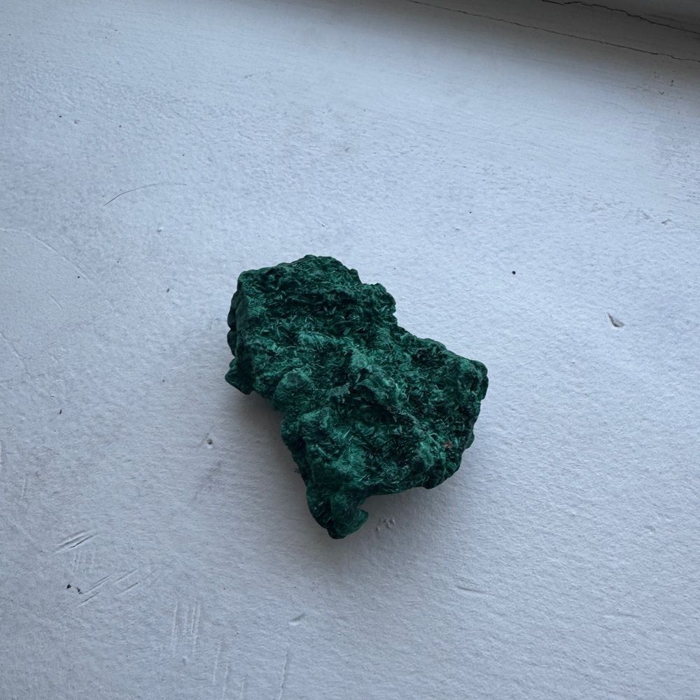 Natural Malachite Raw Crystal Stone – Deep Green Mineral